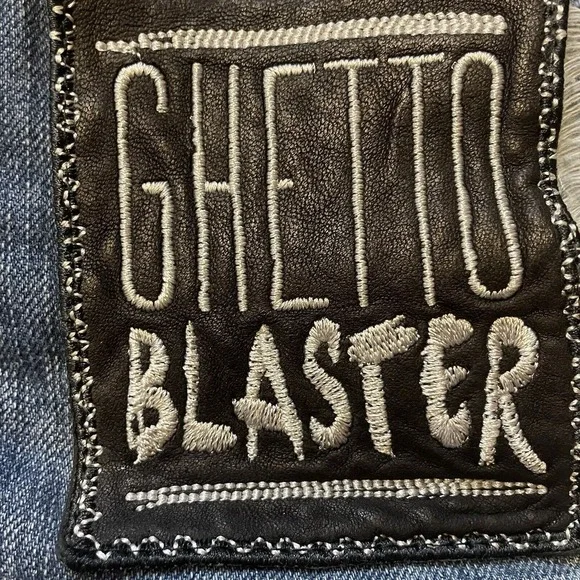 Phillip Plein Denim Jean Shorts Men's Size 34 Designer Distressed Pants Rare - Picture 4 of 16